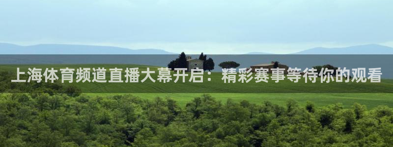 鲸鱼体育网址是什么：上海体育频道直播大幕开启：精彩赛事等待你的观看