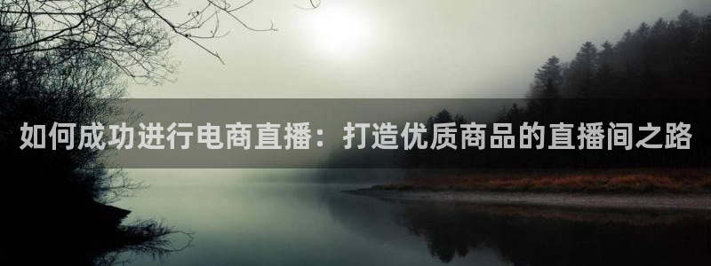 鲸鱼篮球直播：如何成功进行电商直播：打造优质商品的直播间之路